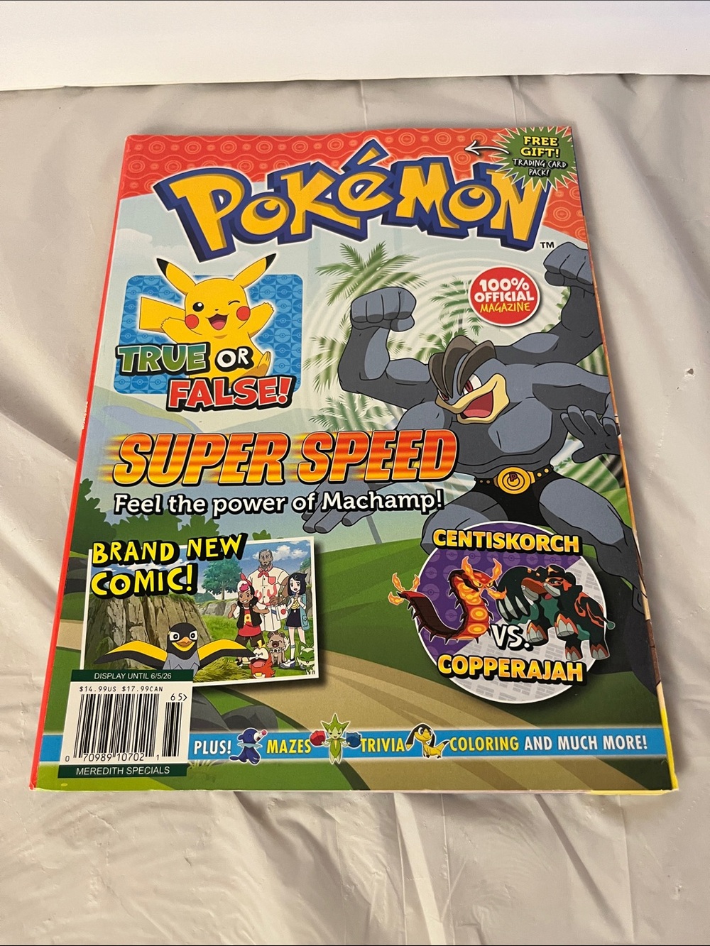 Pokemon Super Speed Magazine 100% official Magazine new
